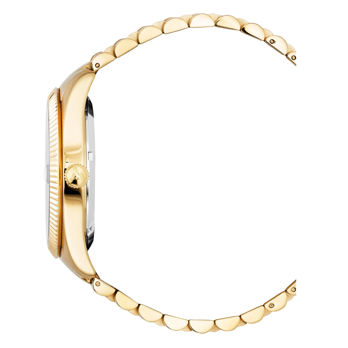 Christophe Duchamp Audace  - White Dial with Gold Stainless Steel Strap