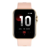 TODO Bluetooth Smart Watch Monitor Heart Rate BPM Blood Pressure Oxygen - Pink
