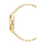 Christophe Duchamp Attitude Double Diamond - Champagne Dial with Gold Case and Gold Stainless Steel Strap