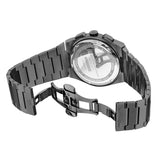 Christophe Duchamp Attitude Chrono - Black Dial with Black & Silver Case and Silver  Stainless Steel Strap