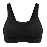 Gentle Comfort High Impact Padded Sports Bra - Black