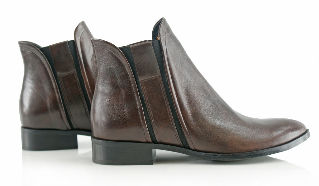 Bosccolo Womens Ankle Boots - Brown