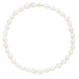 Necklace Gold - Natural White - Longueur 42 cm