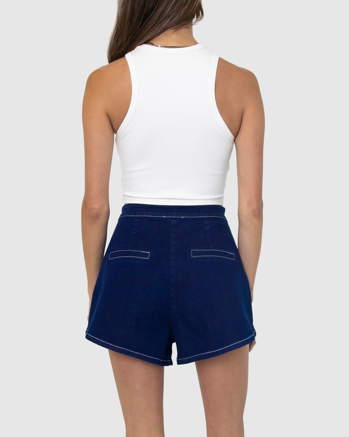 BY.DYLN Cooper Shorts - Dark Denim