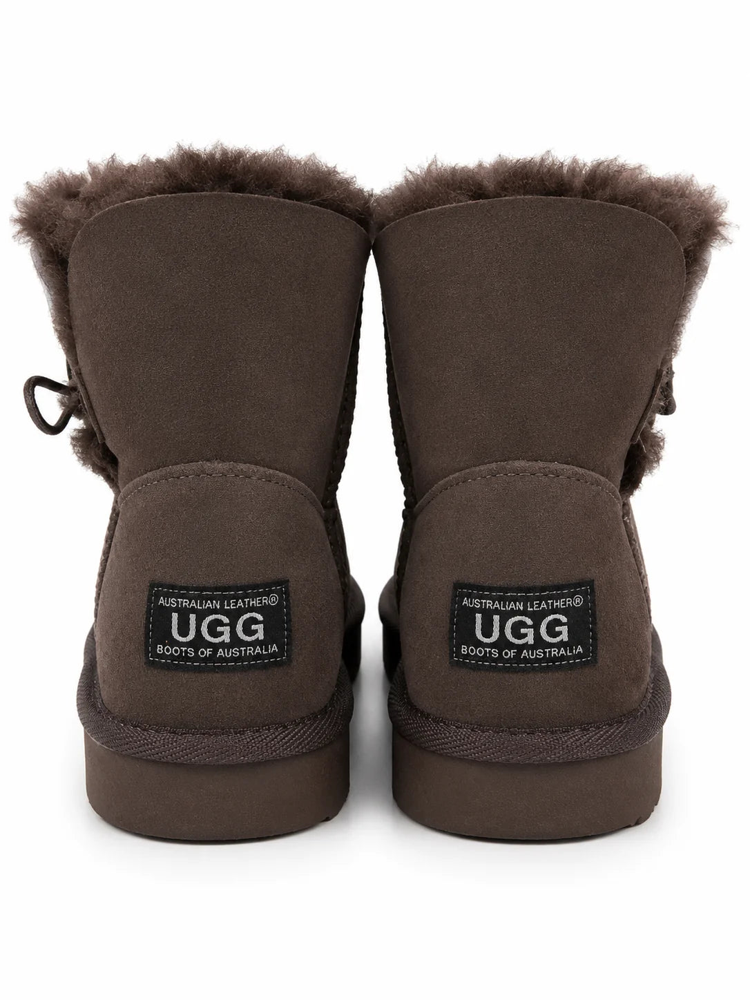 Australian Leather Ugg 1Button Sheepskin - Chocolate - AU5