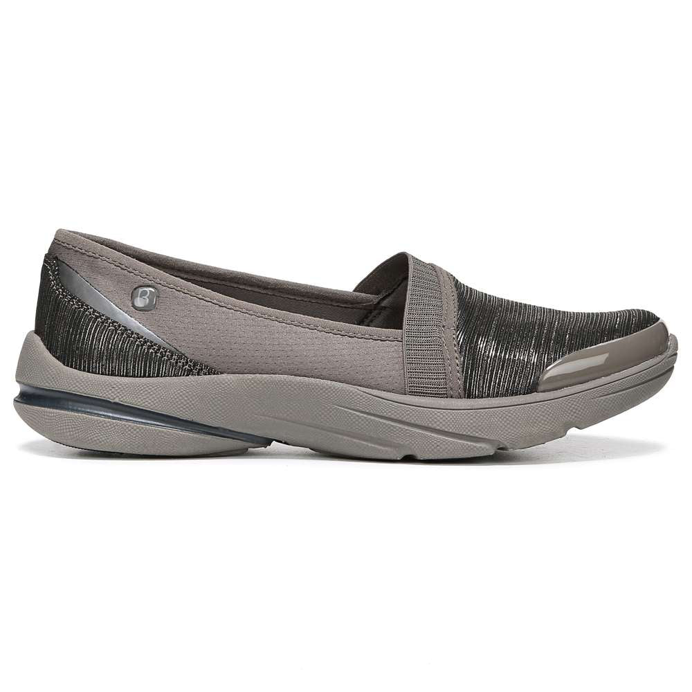Bzees Lollipop Slip-On Casual Sneaker - Bronze Shimmer