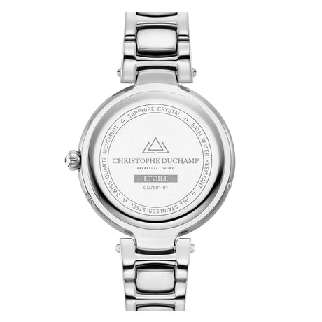 Christophe Duchamp Etoile - White Dial with Silver Stainless Steel Strap