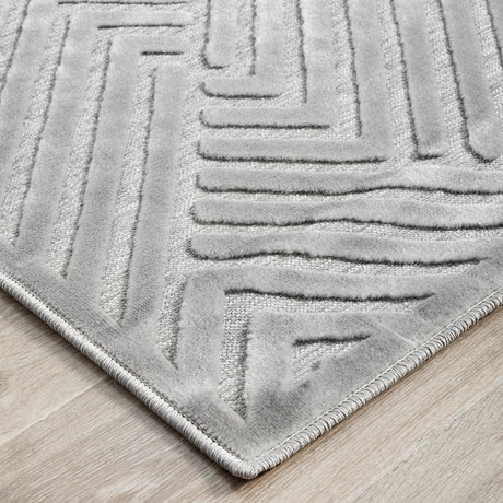 York Cindy Silver Rug