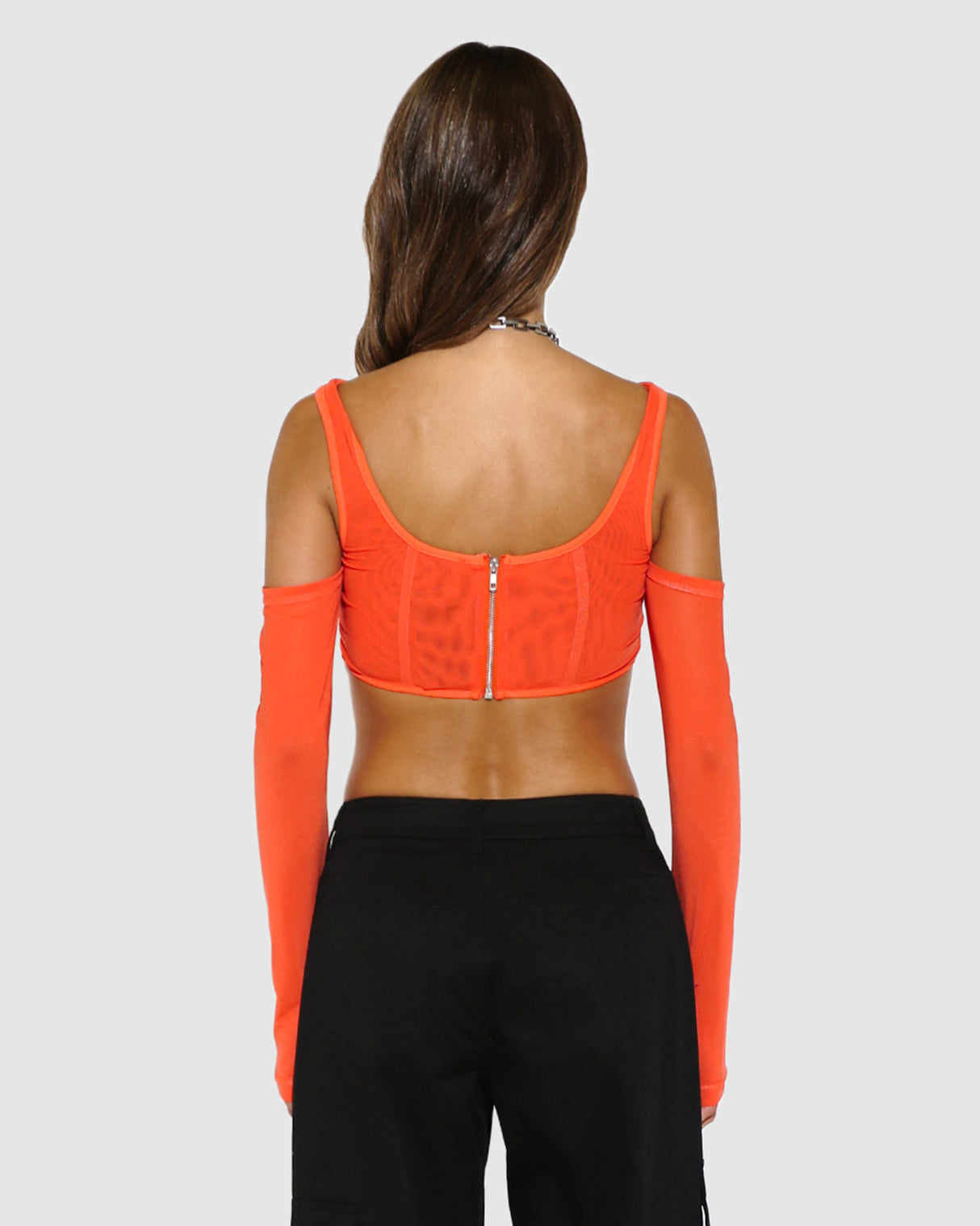BY.DYLN Aria Corset - Orange