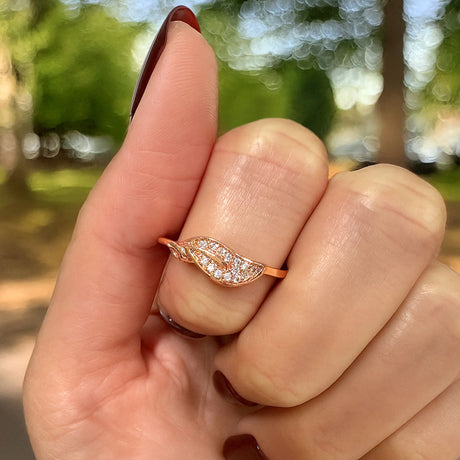 Bullion Gold The Leaf Ring