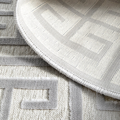 York Brenda Silver Ru Rug