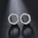 Boxed Cinderella Earrings and Bracelet Set in White Gold