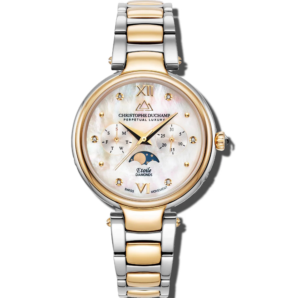 Christophe Duchamp Etoile - White Dial & 316L Stainless Steel Strap