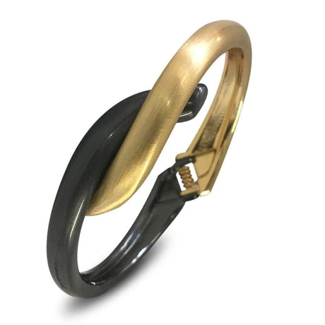 Bullion Gold Carlow Mix in Gold and Gun Black Bracelet