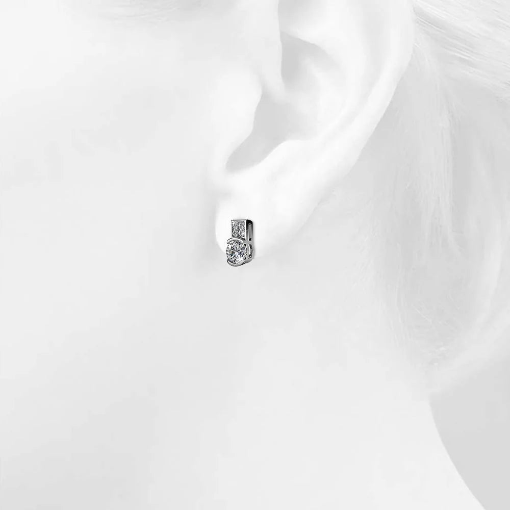 Krystal Couture Intricate Glam Drop Earrings Embellished with SWAROVSKI Crystals