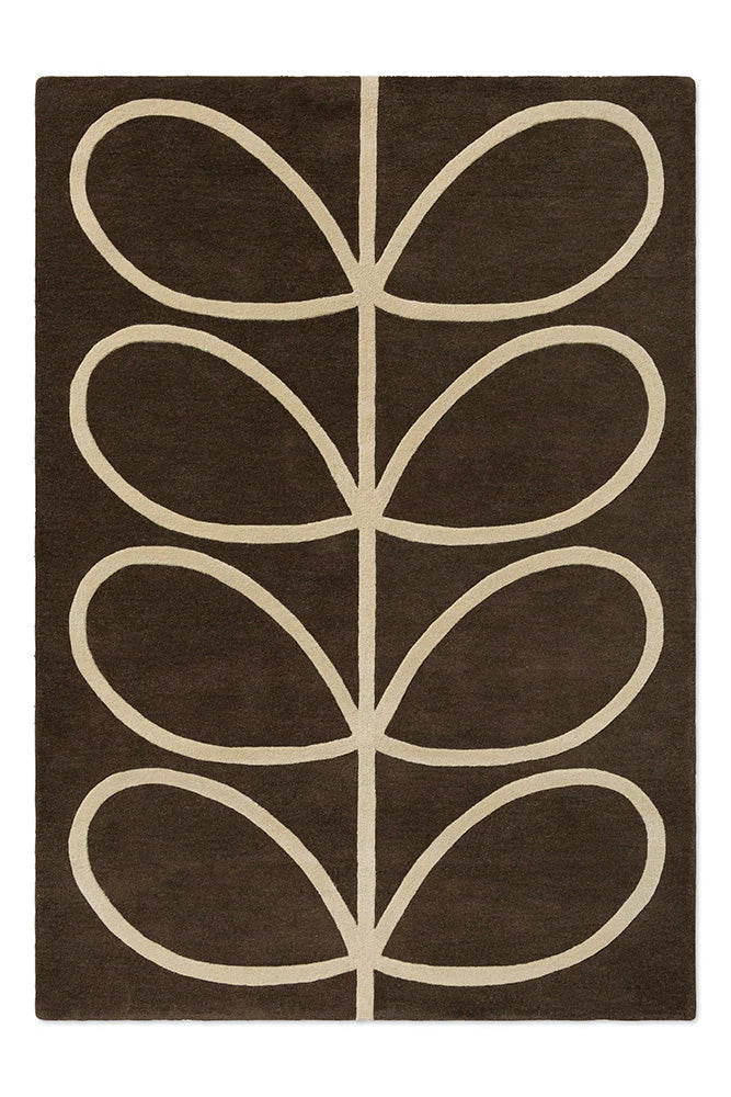 Orla Kiely Giant Linear Stem Walnut 059401 Rug