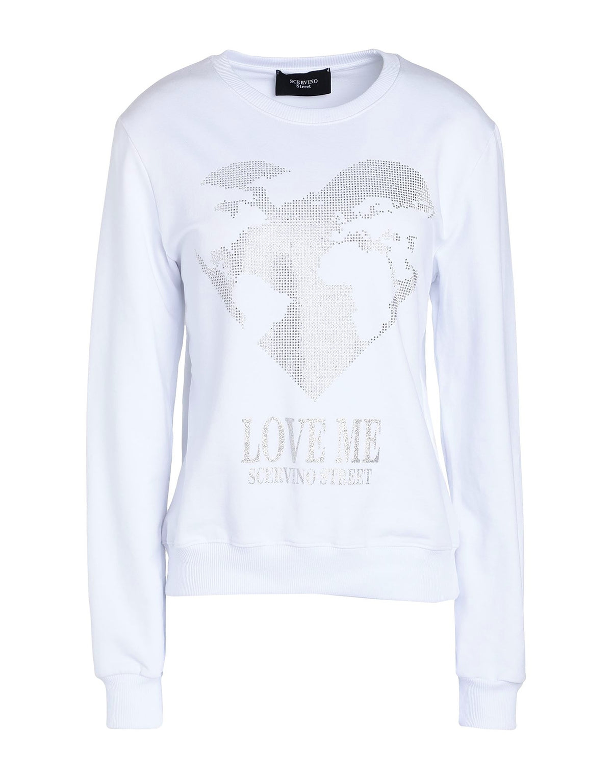 Scervino Womens Sweatshirt - White