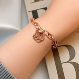 Bullion Gold Mixed Charm Bracelet