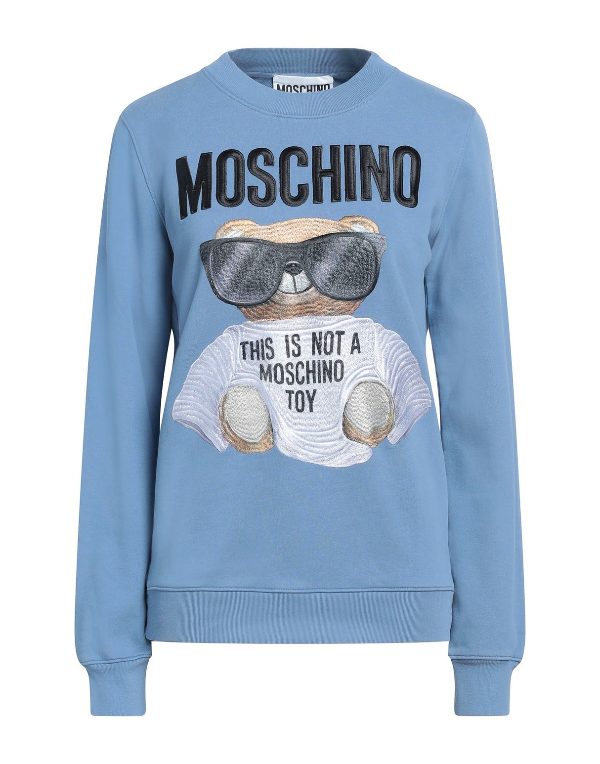 Moschino Womens Sweatshirt - Pastel blue