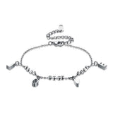Bullion Gold Love Charm Bracelet