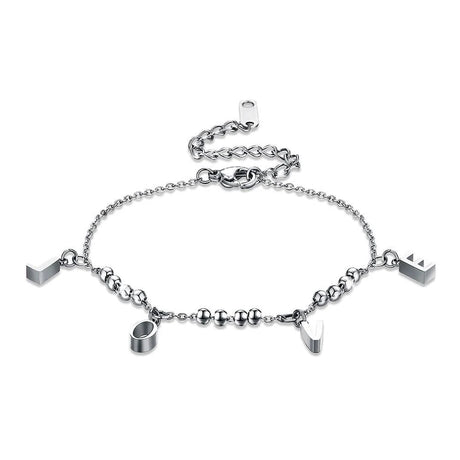 Bullion Gold Love Charm Bracelet