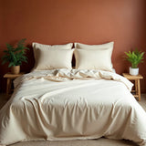 Royal Comfort Blended Bamboo Sheet Set Dark Ivory