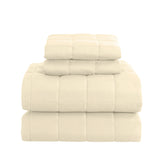 Royal Comfort Coverlet Set - Queen - Beige