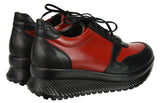Bosccolo Womens Sneakers - Black/Red