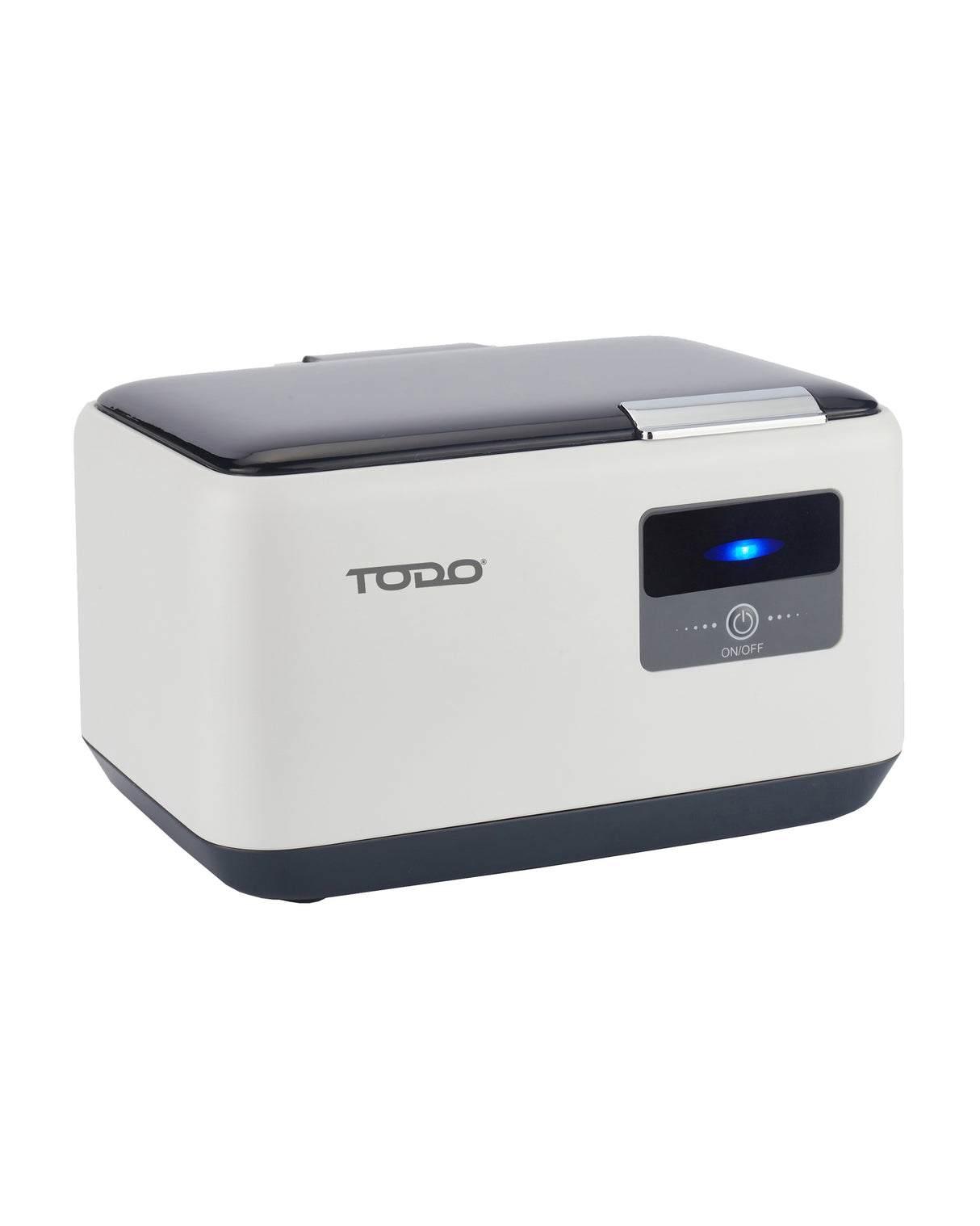 TODO Ultrasonic Cleaner Sonic Wave Jewellery Cleaner Blue LED 600ml Stainless Steel Tank 3min Cycle