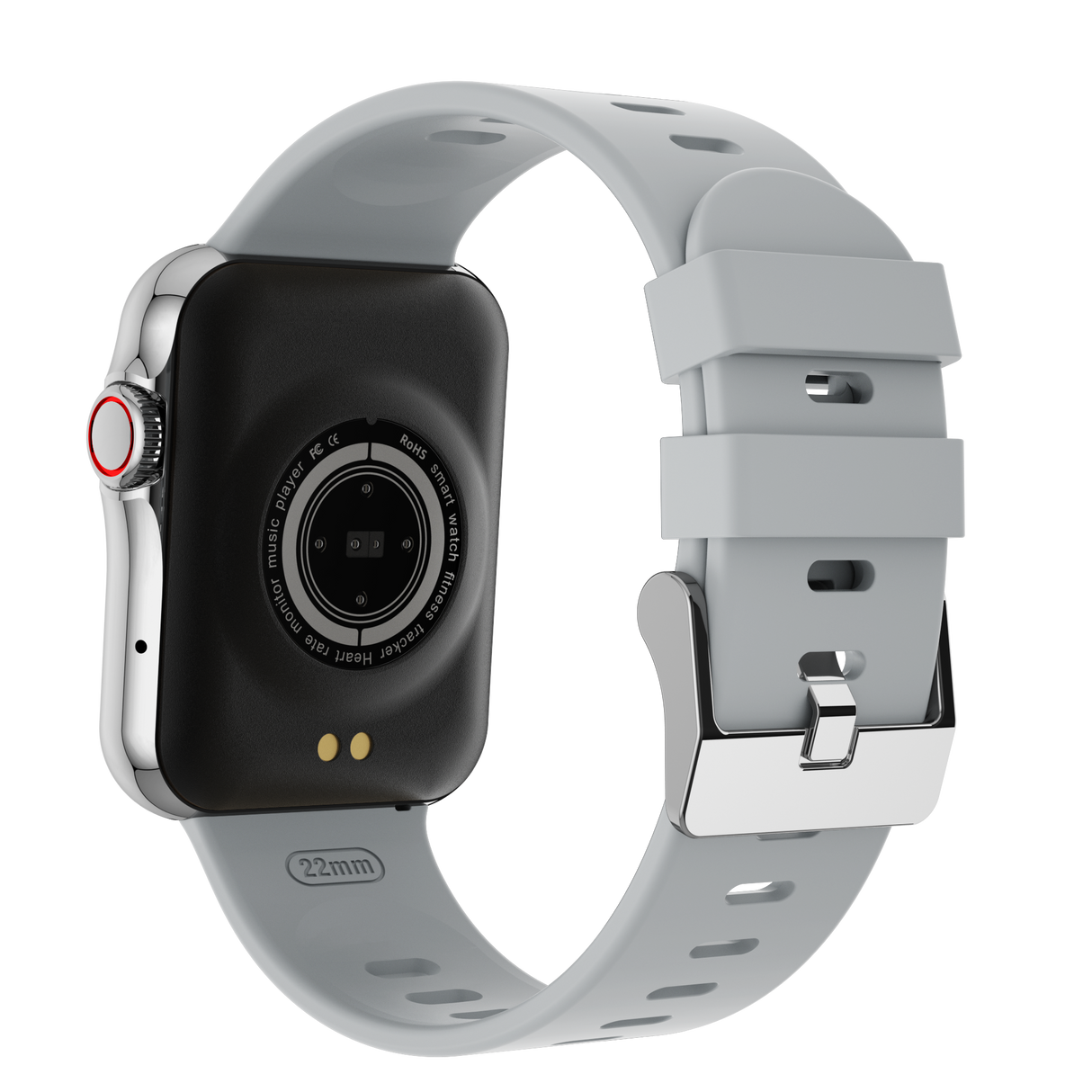 TODO Bluetooth Smart Watch Monitor Heart Rate BPM Blood Pressure Oxygen - Grey