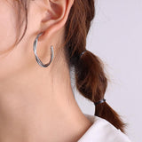 Bullion Gold Elsa White Gold Stud Earrings