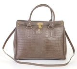 Bosccolo Tote - Croco Taupe