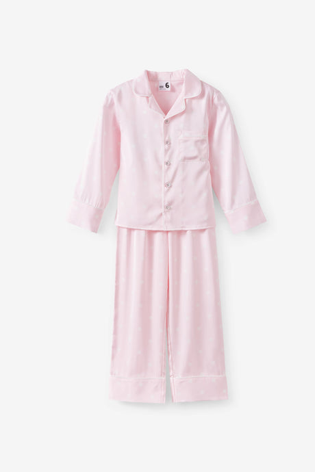 Cotton On Kids Lullaluxe Long Sleeve Pj Set - Tea Party Pink/Aria Spot