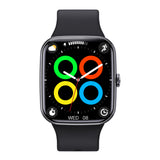 Bluetooth Smart Watch 1.96" TFT Touch Screen Temperature Heart Rate Blood Pressure BT 5.0 - Black