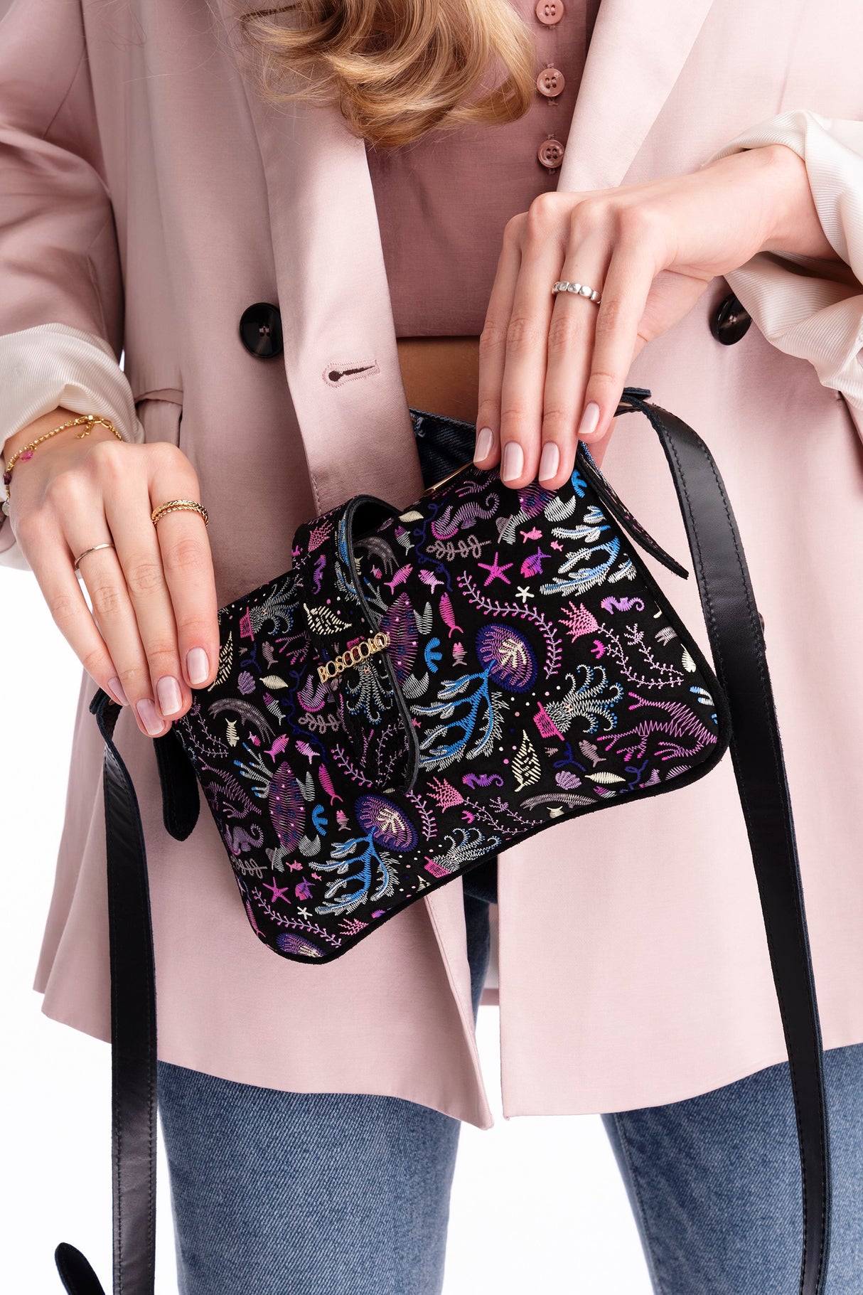 Bosccolo Bag In Purple Sealife