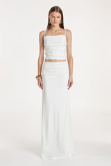 Madison The Label Scarlett Maxi Skirt - White