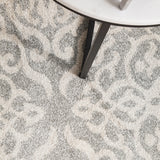 Chrome Lydia Silver Runner Rug