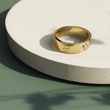 Bullion Gold Carrie Ring In Gold