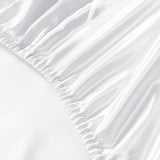 Royal Comfort 4pc Satin Sheet Set - White - King