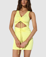 BY.DYLN Levi Dress - Yellow