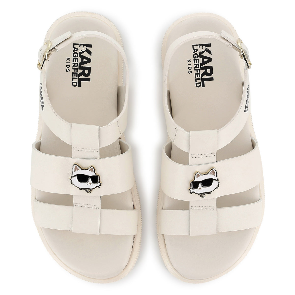 Karl Lagerfeld Girls Cafe Terrase D2 Sandals - White