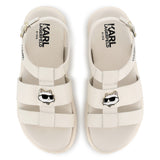 Karl Lagerfeld Girls Cafe Terrase D2 Sandals - White