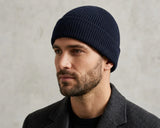Cherry Red Cuff Beanie - Black