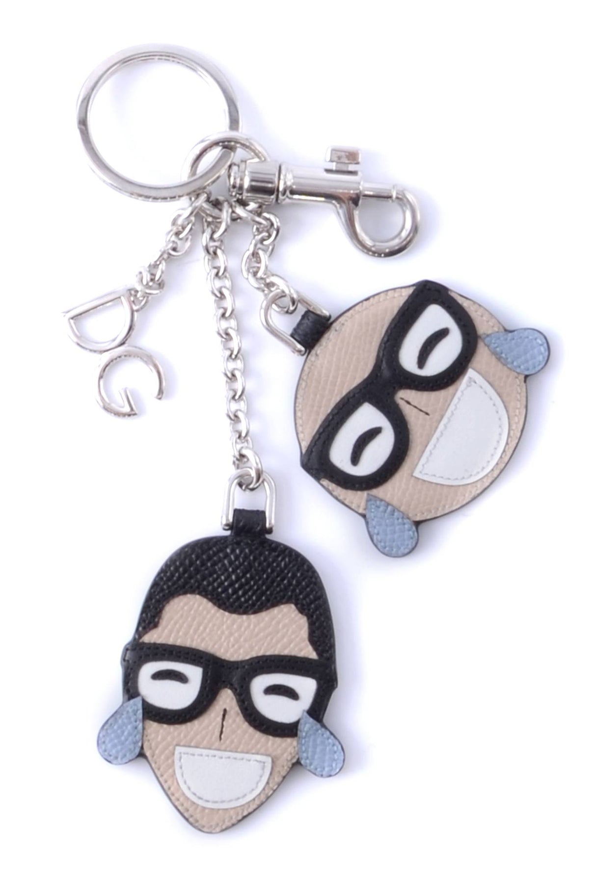 Dolce & Gabbana Men Designers Laughing Key Holder