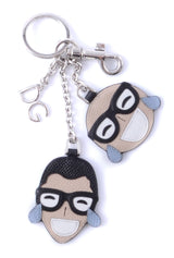 Dolce & Gabbana Men Designers Laughing Key Holder