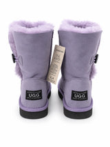 Australian Leather Ugg 1Button Sheepskin - Purple - AU5