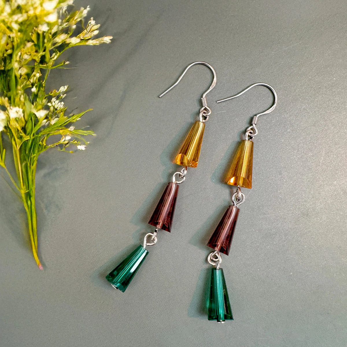 Arabyrd Tier Dangle Earrings