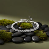 Krystal Couture Arena Crystal Tennis Bracelet Embellished with SWAROVSKI Crystals