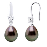 Earrings Silver 925 & Cubic Zirconia - Longueur 18 cm