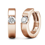 Boxed Modern Bangle and Earrings Set Embellished with SWAROVSKI® Crystals